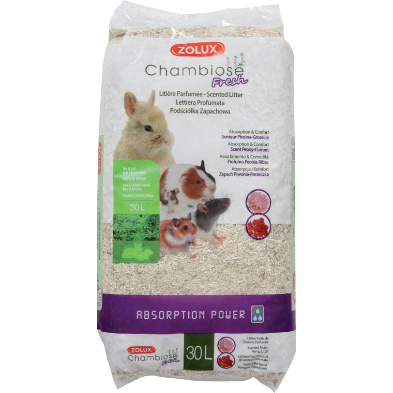 LITIERE CHAMBIOSE PIVOINE GROSEILLE 30L