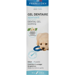 Gel dentaire apaisant Francodex pour chiots et chiens