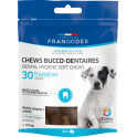 Friandises CHEWS bucco-dentaires Francodex x30 pour chiots et petits chiens de moins de 10kg