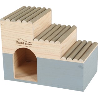 MAIS BOIS HOME C ROND L GRIS