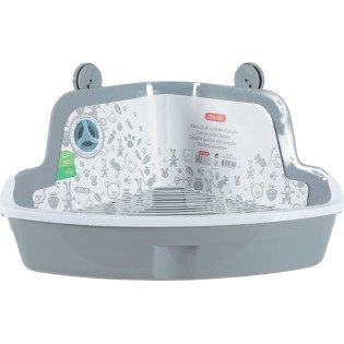 MAISON TOILETTE ANGLE GRIS