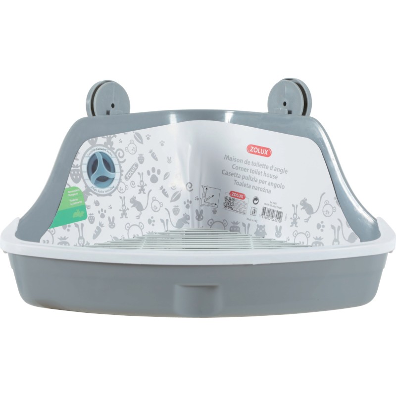 MAISON TOILETTE ANGLE GRIS