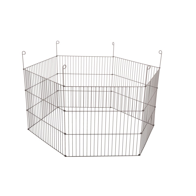 PARC METAL EXT HEXAGONAL 120 GRIS