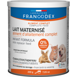 Lait maternisé Francodex 200g pour chatons, chiots et lapereaux