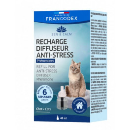 Recharge diffuseur anti-stress Francodex 48ml aux phéromones pour chats