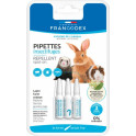 Pipettes insectifuges Francodex 0.4ml x3 pour lapins, furets et cobayes