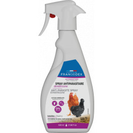 Spray antiparasitaire au diméthicone Francodex 500ml pour volailles