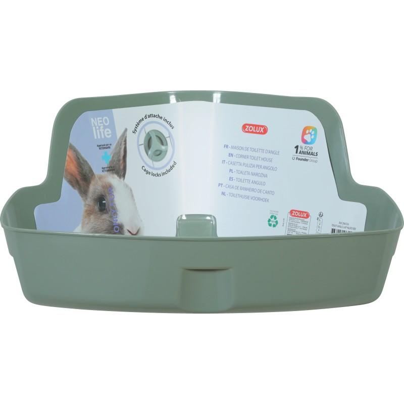 TOILETTE ANGLE LAPIN NLIFE VERT