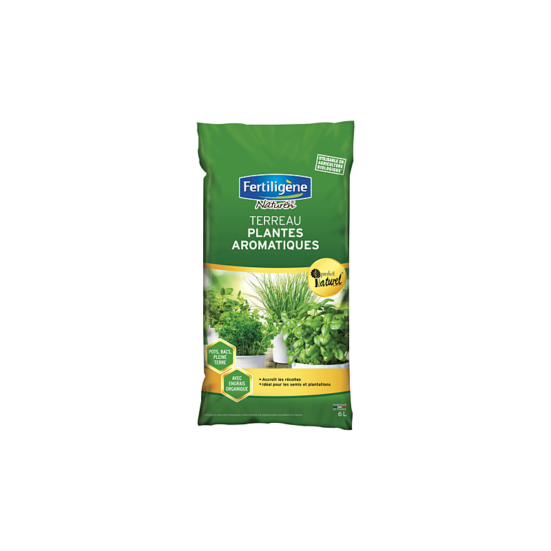 Terreau plantes aromatiques 6L