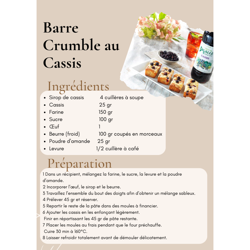 SIROP 1L CASSIS
