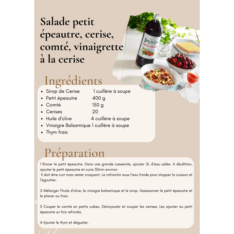 SIROP 1L CERISE GRIOTTE