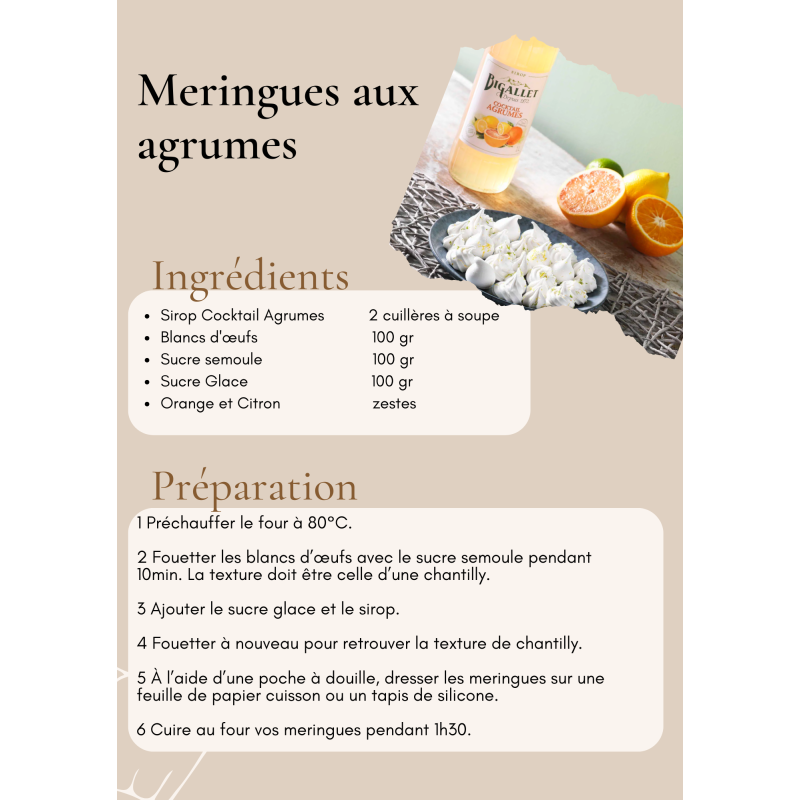 SIROP COCKTAIL AGRUMES