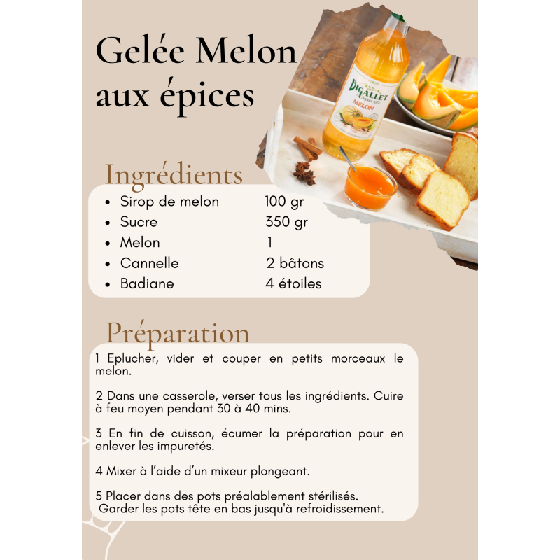BIGALLET SIROP MELON 1L