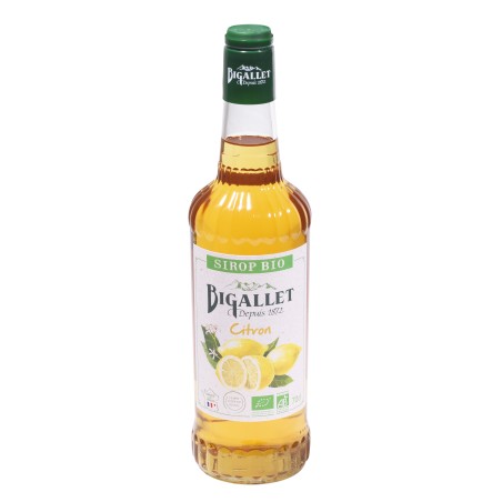 SIROP CITRON BIO 0.7L