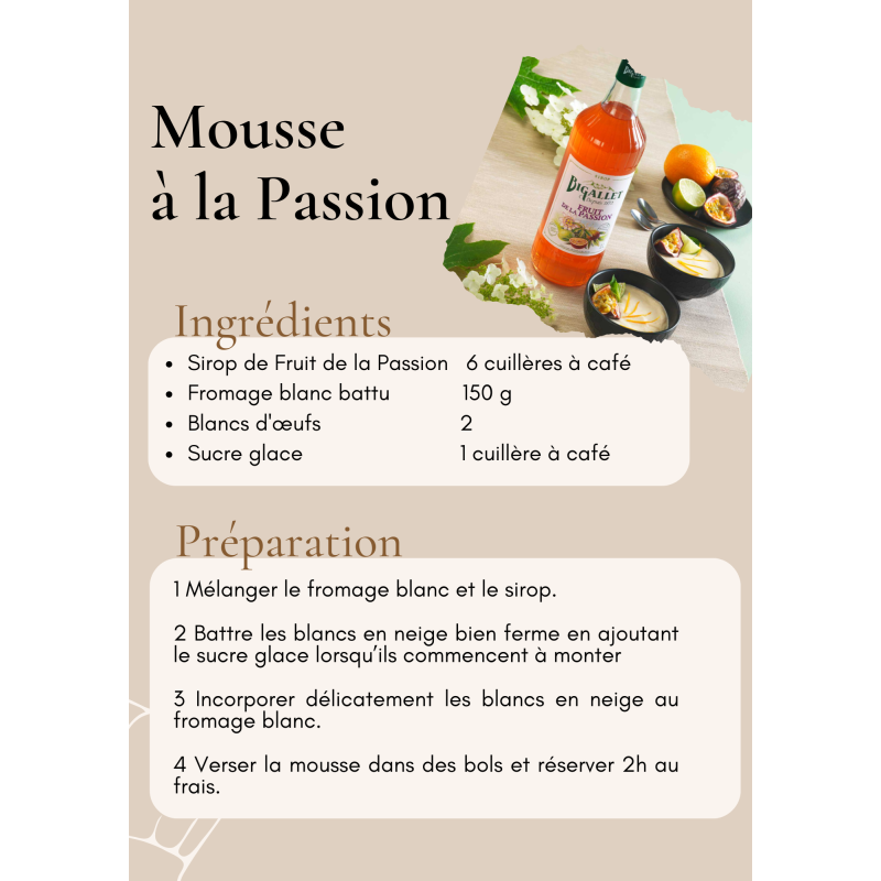SIROP 1L PASSION