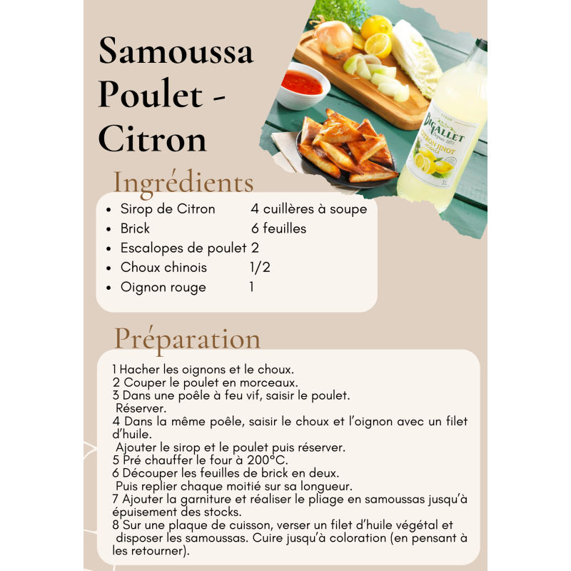 SIROP 1L CITRON JINOT
