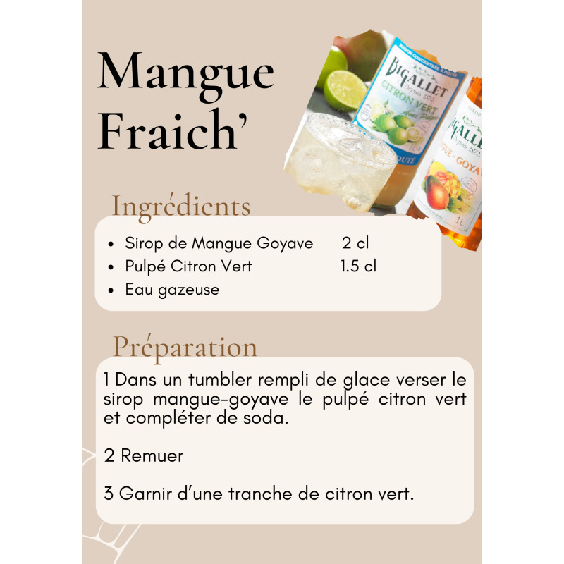 SIROP MANGUE GOYAVE