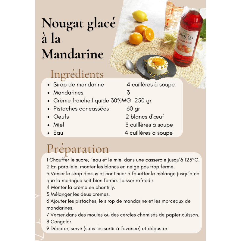 SIROP 1L MANDARINE