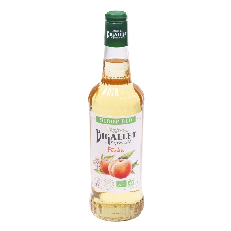 SIROP PECHE BIO 70CL