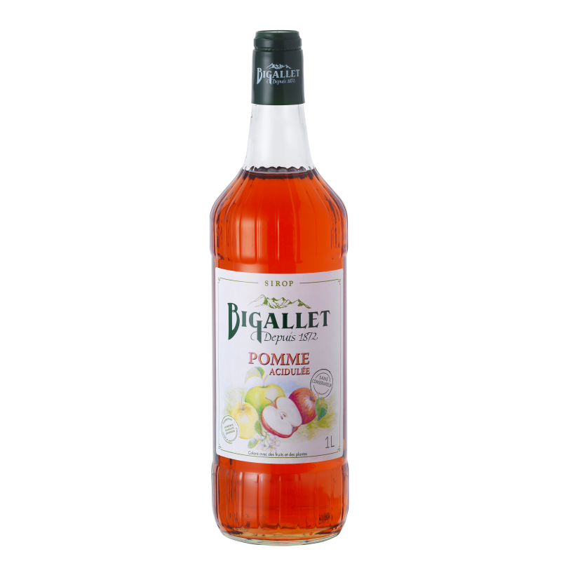 SIROP 1L POMME SANS COLORANT