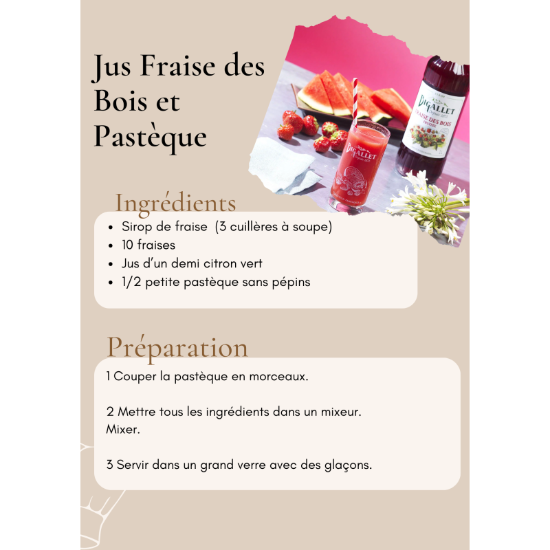 FRAISE DES BOIS FRUITEE 1L