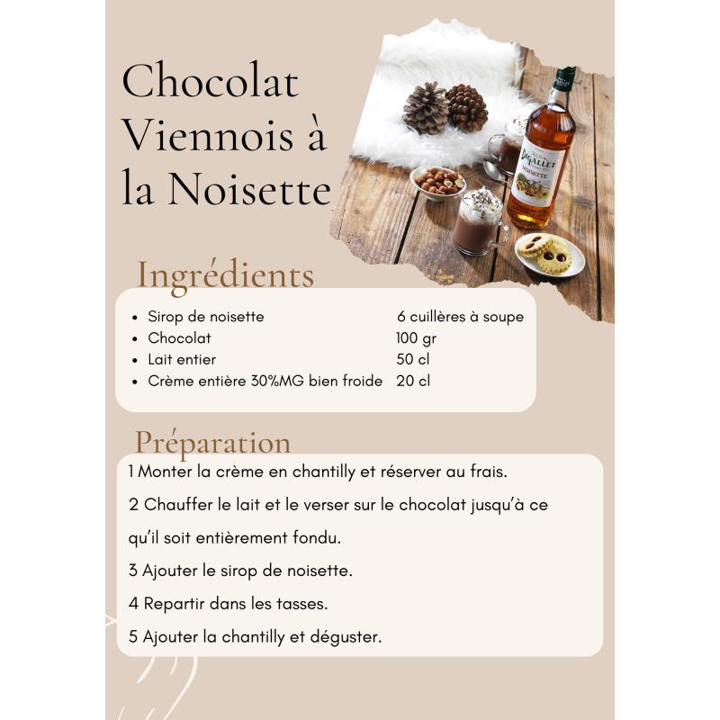 SIROP NOISETTE 1L
