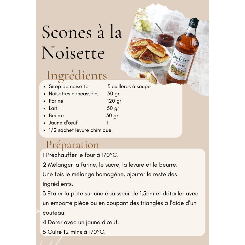 SIROP NOISETTE 1L