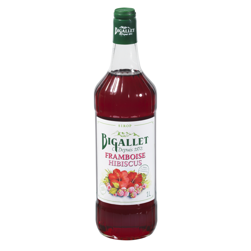 SIROP FRAMBOISE HIBISCUS 1L