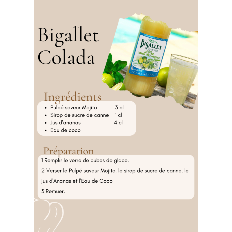SIROP MOJITO PULPES 1L
