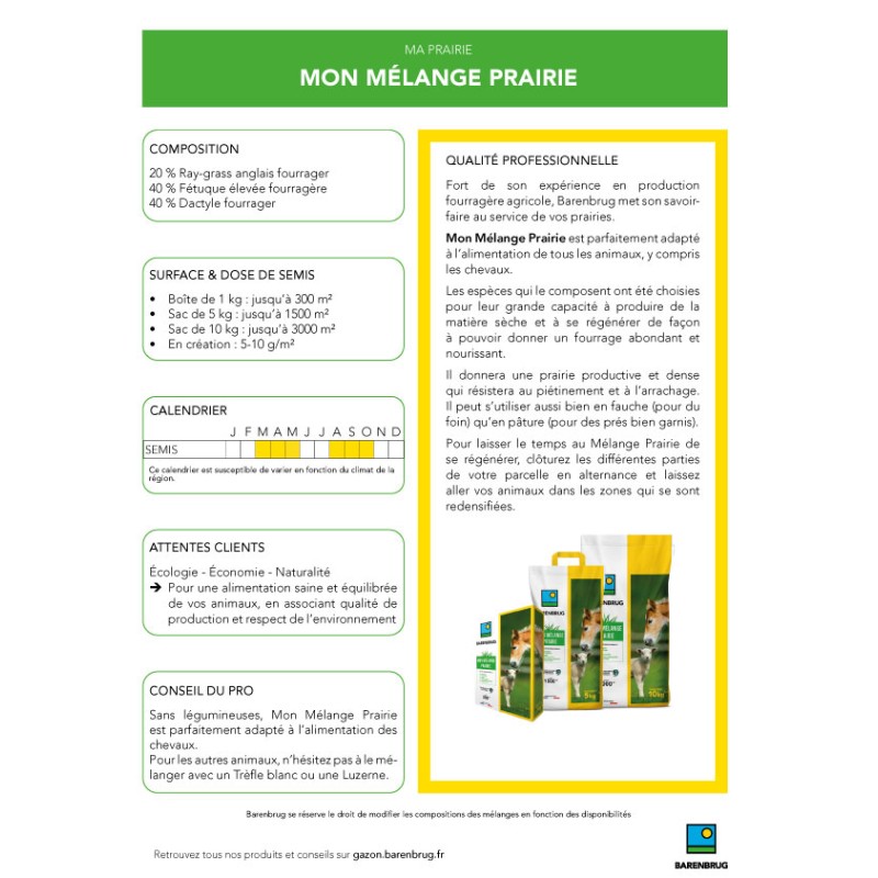 Mon Mélange prairie