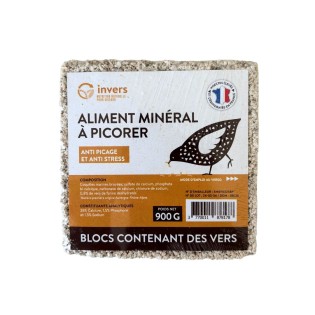 BLOC MINERAL A PICORER AUX VERS 900G