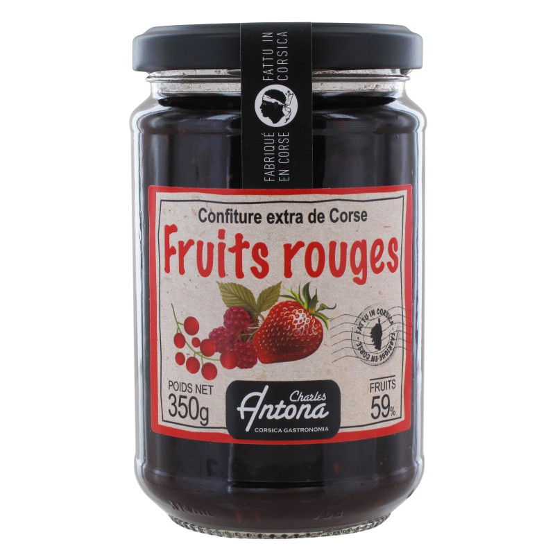 CONFITURE FRUITS ROUGES 350G
