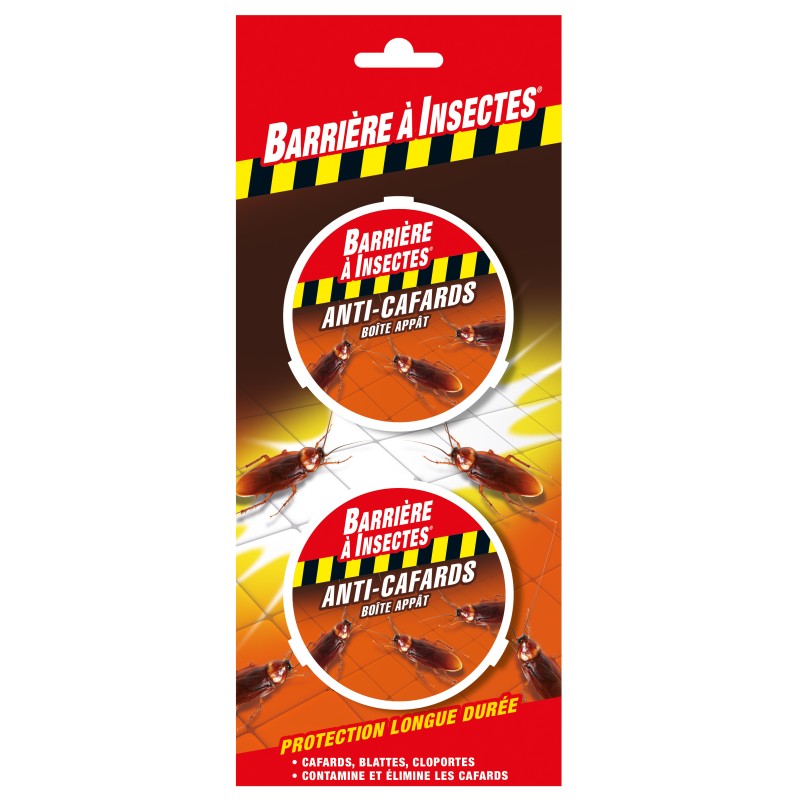 Anti-Cafards Cloportes - Boîtes appât 2 x 3 g
