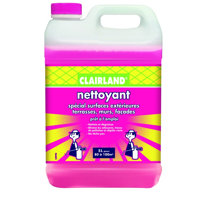 Nettoyant spécial surfaces extérieures Terrasses, Murs, Façades