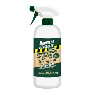 Insectes Rampants, Volants, Acariens - Actif d'origine végétale - Prêt à l'emploi 1 L
