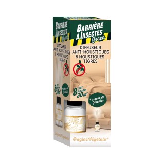 Diffuseur bâtonnets anti-moustiques - 80 mL + 6 bâtonnets