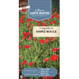 COQUELICOT SIMPLE ROUGE BIO