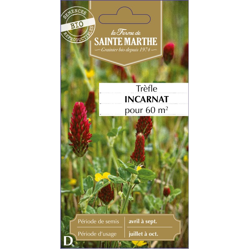 TREFLE INCARNAT CARMINA BIO