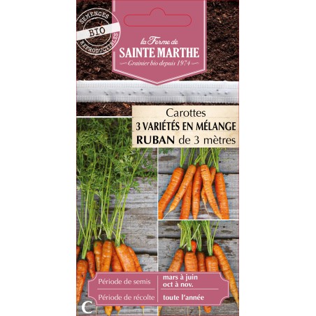 RUBAN MELANGE CAROTTES BIO