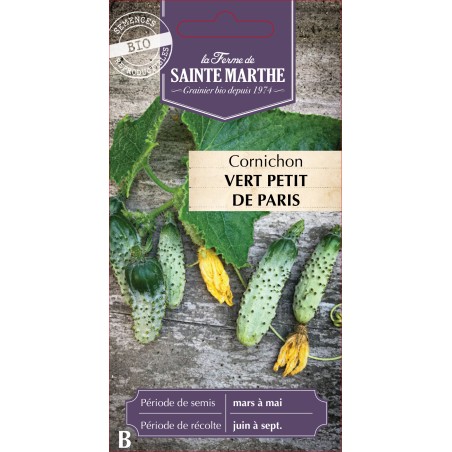 CORNICHON VERT PETIT DE PARIS BIO