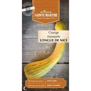 COURGE MUSQUEE LONGUE DE NICE BIO