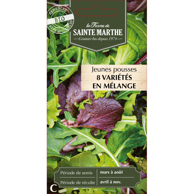 JEUNES POUSSES EN MELANGE BIO