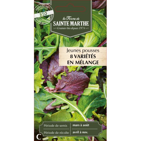 JEUNES POUSSES EN MELANGE BIO