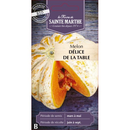 MELON DELICE DE LA TABLE BIO