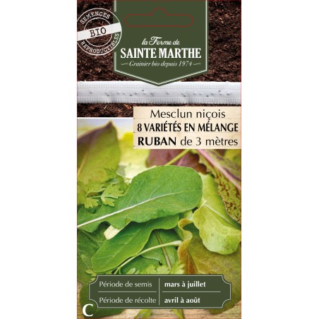 RUBAN MESCLUN NICOIS BIO
