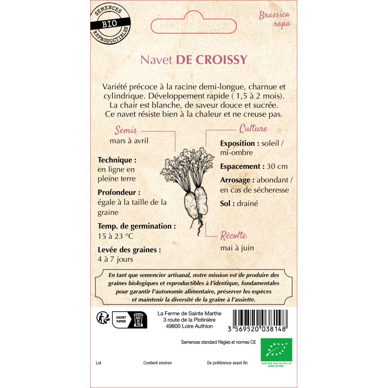 NAVET DE CROISSY BIO