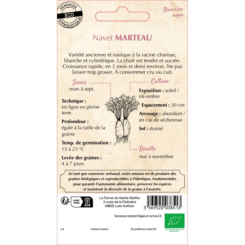 NAVET MARTEAU BIO