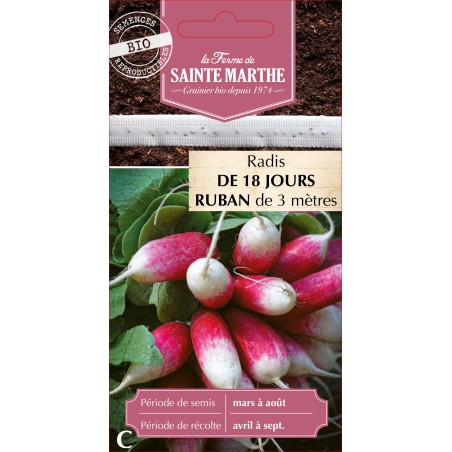 RUBAN RADIS DE 18 JOURS BIO