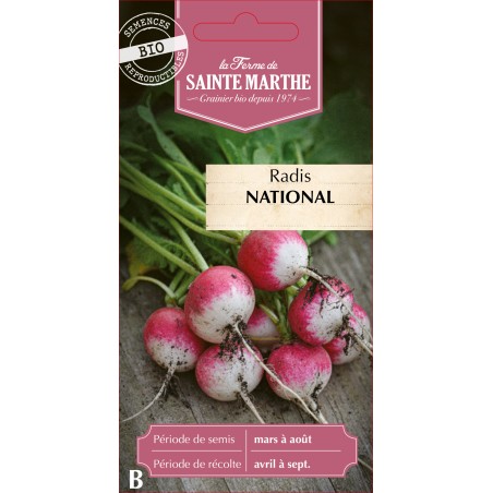 RADIS NATIONAL 2 (ROND ROSE A) BIO
