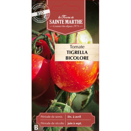 TOMATE TIGRELLA BICOLORE BIO
